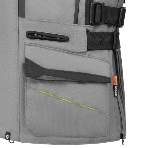 Kurtka motocyklowa damska SECA ARRAKIS III LADY TITANIUM/FLO YELLOW